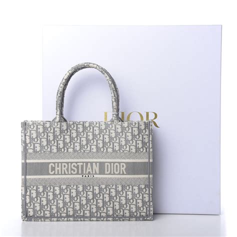 dior book tote small grey|Dior small book tote oblique.